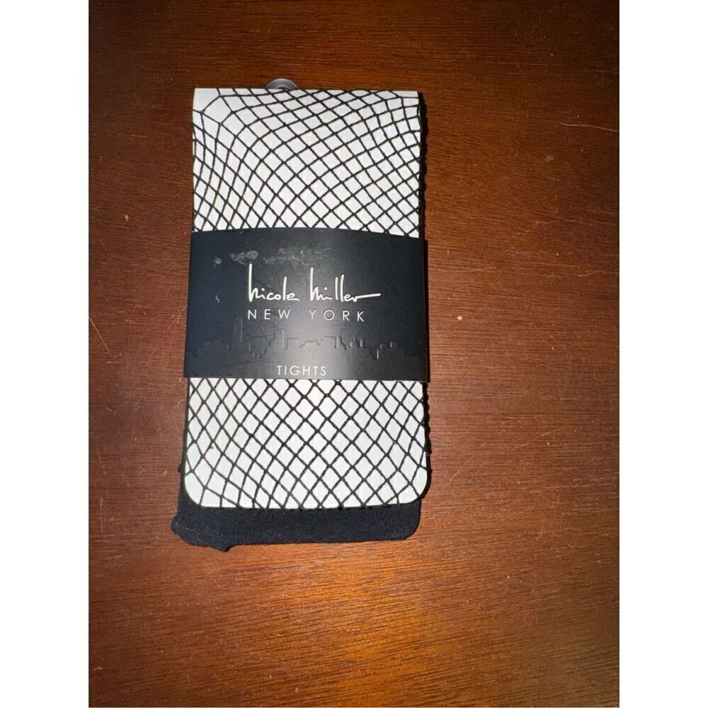 NWT Nicole miller fishnets size medium 2 pairs